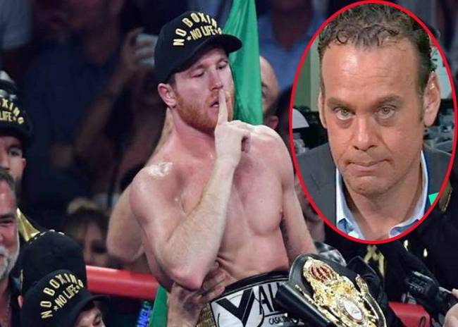 Con fuerte albur responde Canelo a David Faitelson quien lo llamó ‘miedoso’