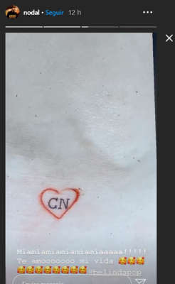 Belinda se borra el tatuaje que se hizo en honor a Christian Nodal