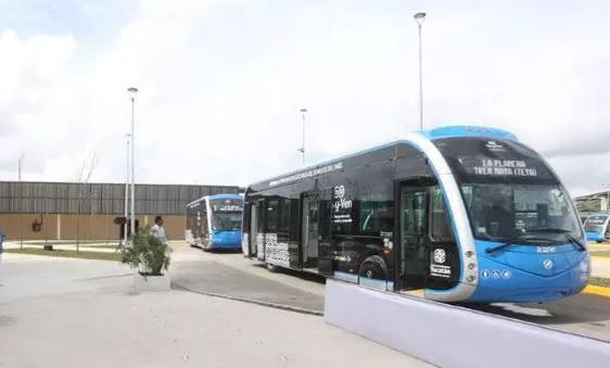Inicia operaciones el sistema de transporte eléctrico Ie-Tram en Mérida