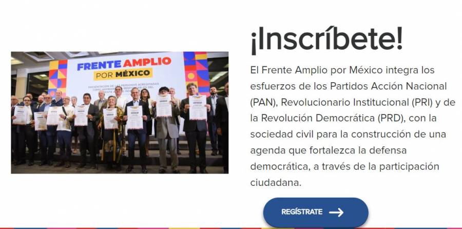 Ya corrigieron la plataforma para el registro de firmas para el Frente Amplio