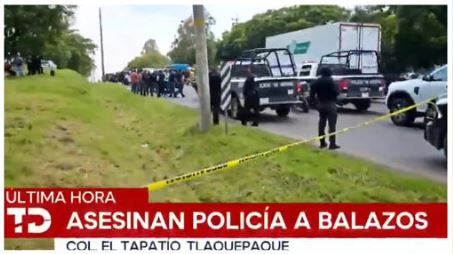 Matan a balazos a policía de Guadalajara frente a sus hijos