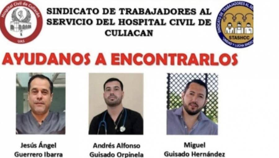 ¡Buenas noticias en Sinaloa! Hallan vivos a tres trabajadores de salud desaparecidos