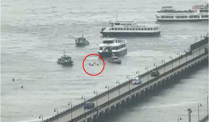Cae helicóptero en el río Hudson; reportan seis muertos