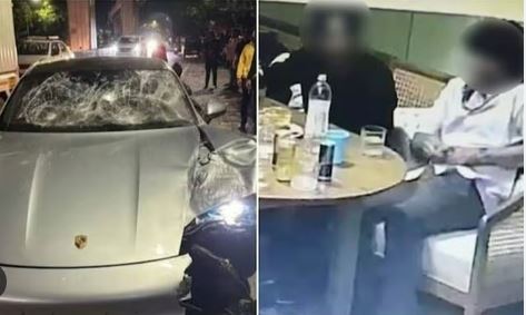 India: Indignación por joven ebrio que mató a 2 personas manejando un Porsche