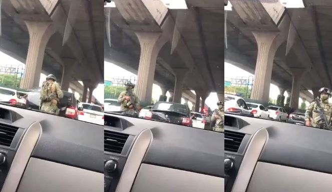 (VÍDEO) Edomex: Graban a militares abriendo cajuelas a automovilistas