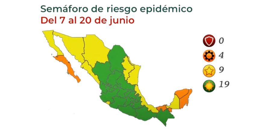 Salud federal: Yucatán retorna a semáforo naranja a partir del lunes 7