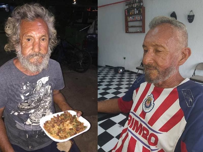 Dan de comer croquetas de perro a hombre indigente; así lo ayudaron