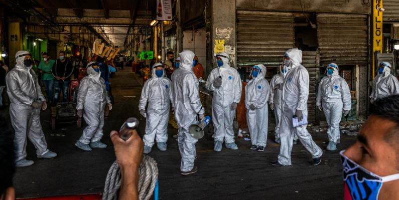 En el epicentro del epicentro de la pandemia en México: NYT
