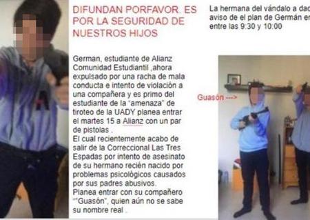 ‘Joker’ amenaza con tiroteo en escuela de Mérida para este martes