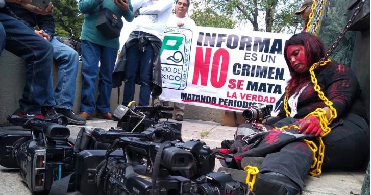 CNDH: Cifra récord de asesinatos a periodistas en el primer año de AMLO