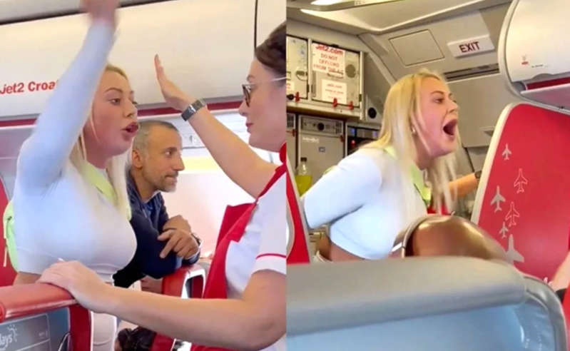 Mujer intenta abrir la puerta de avión en pleno vuelo y causa aterrizaje de emergencia