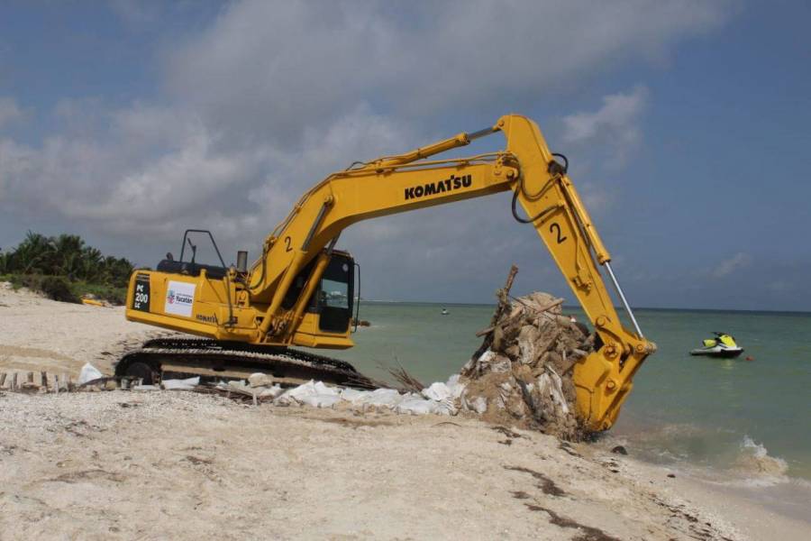 Yucatán: Retirarán más de 270 espolones ilegales que erosionan las playas