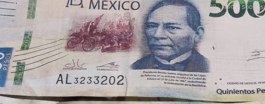 Mérida: Cargó gasolina y detectan que quiso pagar con billete de $500 falso