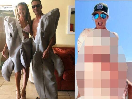 Mujer se hace viral por matar tiburones; lo hace por ‘deporte’