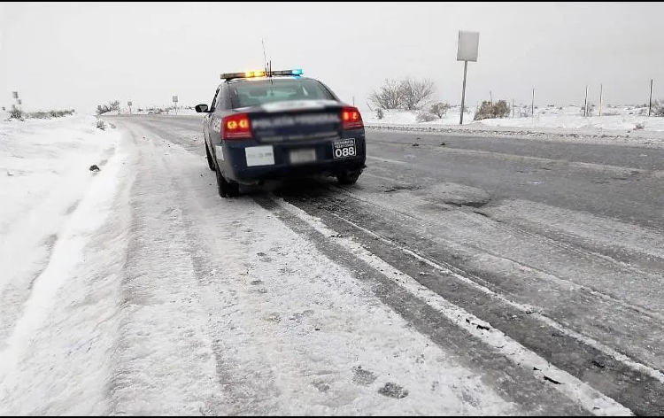 Nieva en el norte de Chihuahua por frente frío 38