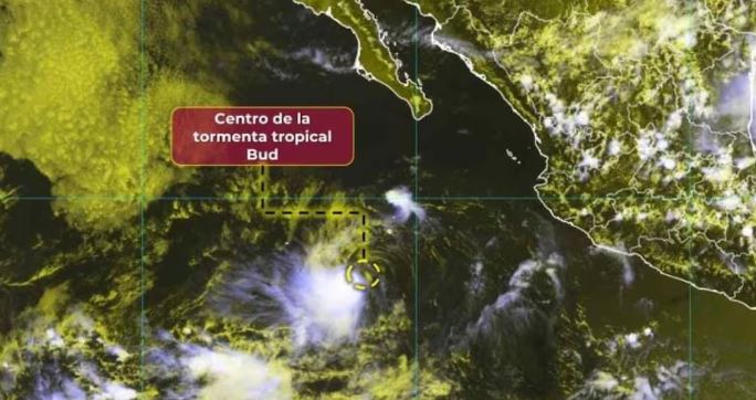 Se forma la Tormenta Tropical "Bud" en el Océano Pacífico