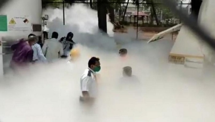 (VIDEO) Mueren 22 pacientes Covid en hospital por fuga de oxígeno