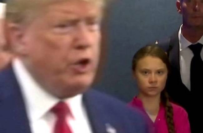 Vídeo: Intensa mirada de Greta al paso de Trump en la Cumbre de la ONU