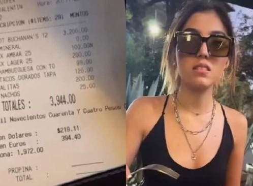 Mujer tuvo su primera cita y le hicieron pagar la mitad de la cuenta del consumo