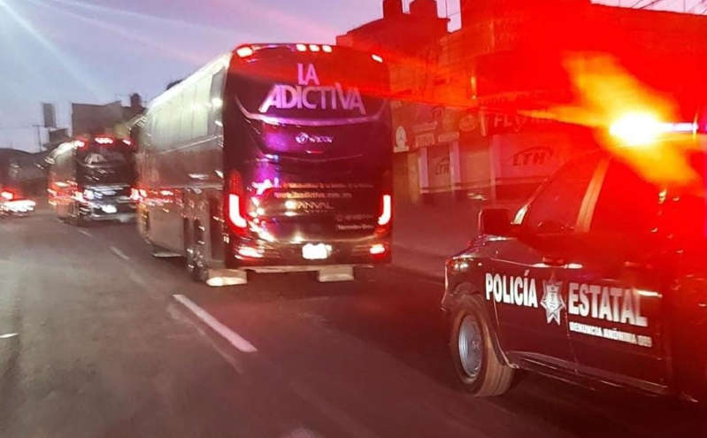 Banda "La Adictiva" sufre ataque armado en Almoloya de Juárez, Edomex