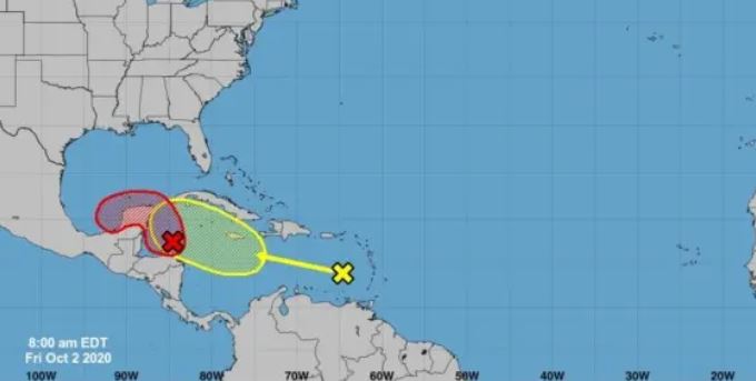 La Península de Yucatán bajo doble amenaza ciclónica