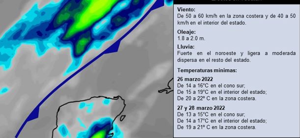 Se aproxima otro frente frío, que refrescará temperatura en Yucatán: Procivy