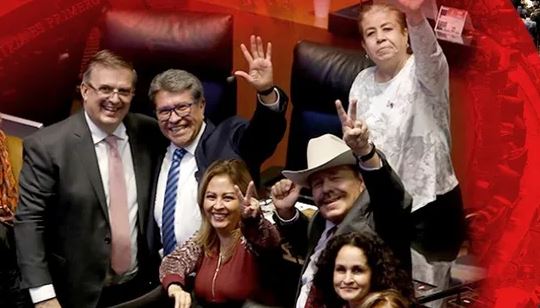 Morena en el Senado se divide en 4 partes por las "corcholatas"