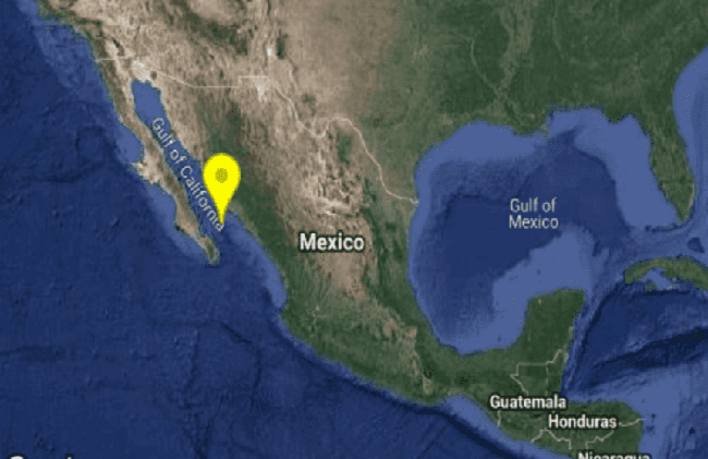 Sismo de 4.1 al sur de Los Mochis, Sinaloa