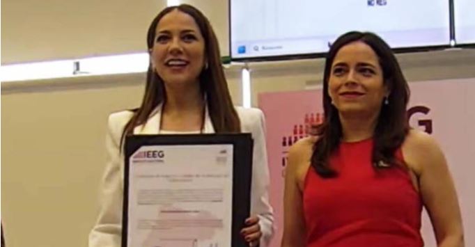 Recibe panista certificado de mayoría a como gobernadora electa de Guanajuato