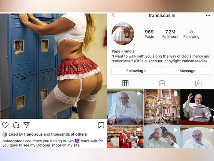 Vaticano investiga supuesto ‘like’ del Papa en foto de modelo brasileña