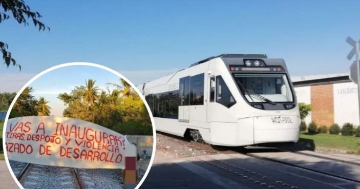 Surgen protestas en Oaxaca tras inauguración del Tren Transístmico