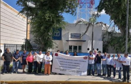 Líos laborales en Tele Yucatán derivan en protestas