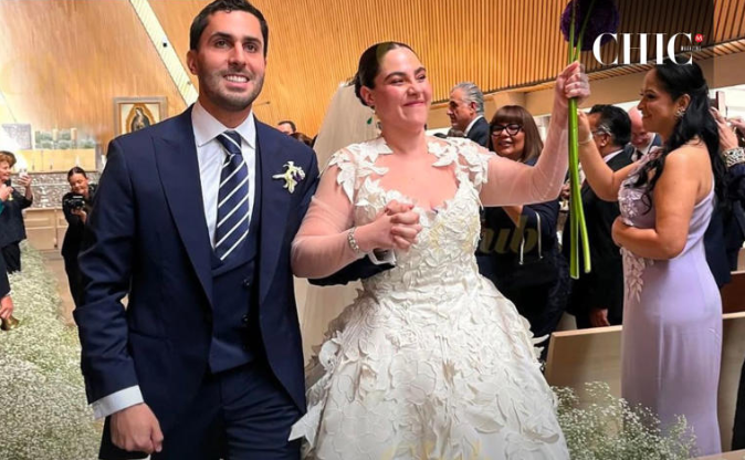 Así fue la romántica boda religiosa de Ana Isabel, la nieta de Carlos Slim
