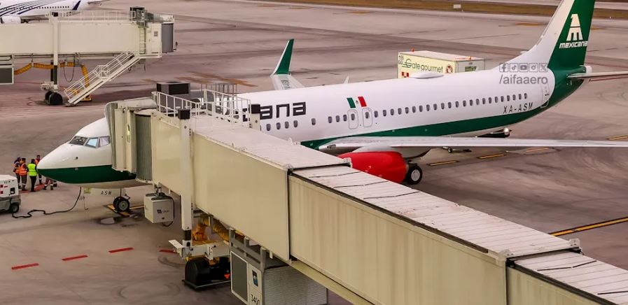 Regresa de Tulum al AIFA el vuelo de Mexicana de Aviación; presentó atraso de 4 horas