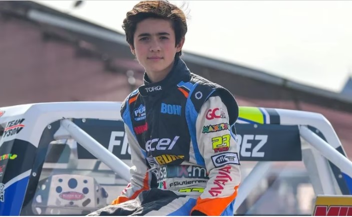 Murió Federico Gutiérrez Hoppe, piloto mexicano de 17 años que corría en la serie Nascar