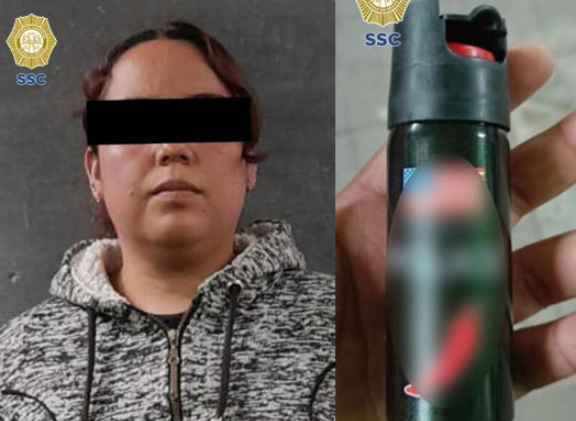 Mujer enfrentaría condena de 3 años de cárcel por rociar gas pimienta a hombre