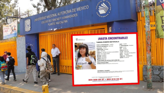 Hallan viva a menor desaparecida en CCH Naucalpan, estaba en un taller mecánico