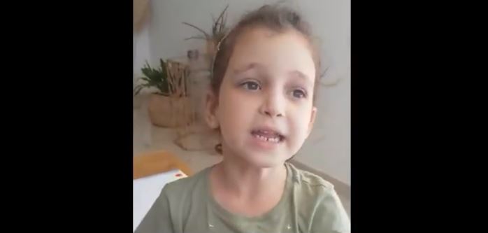 Niña israelí recomienda a otros menores qué hacer ante ataque de cohetes