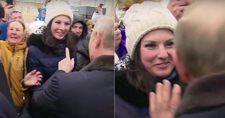 (VÍDEO) Joven rusa le pide matrimonio a Putin y así la rechazan