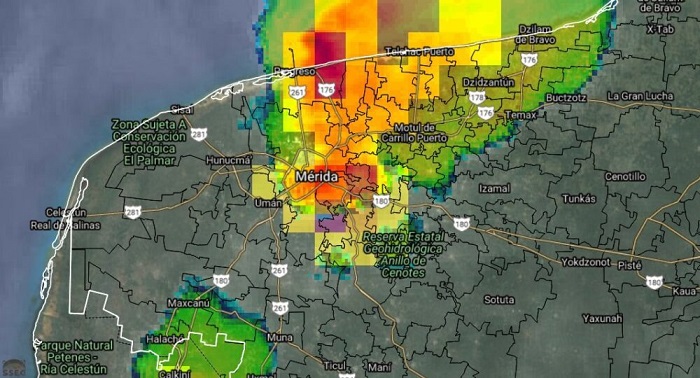 Yucatán: Lluvias durante del día y bajará más la temperatura