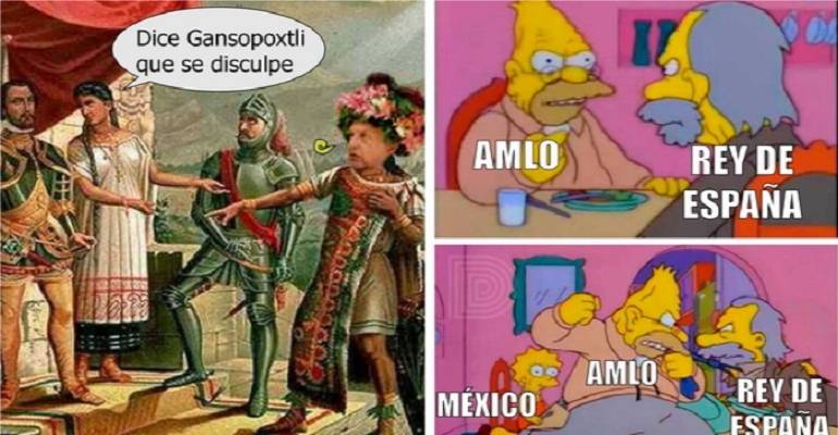 Hay memes "buenísimos" por carta a España: AMLO