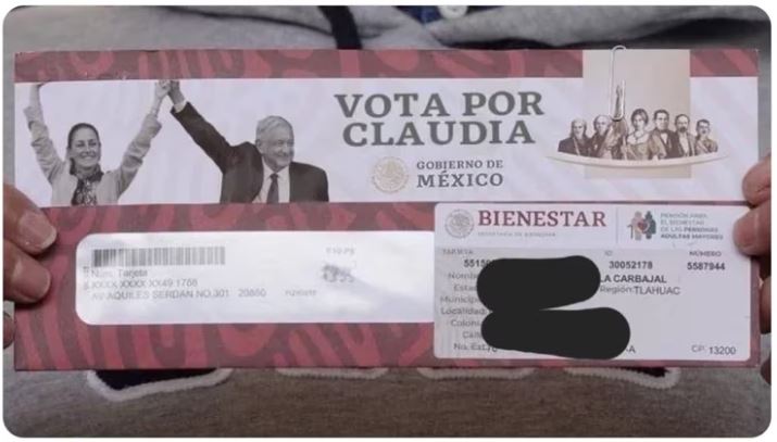 ¿Compra ‘cínica’ de votos a favor de Claudia Sheinbaum? Polémica foto que circula en redes