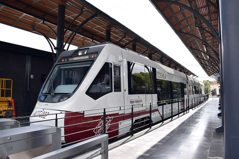 Tren Turístico de Puebla no alcanza meta de pasajeros para mantener operación, y fue gratuito