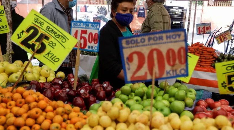 México: Inflación en 2a. quincena de diciembre 7.86 y en la 1a. de enero México 7.94%