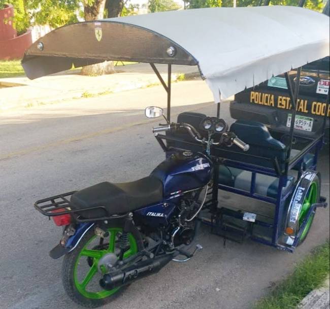 Yucatán: Vende el mototaxi y le dice a su patrón que se lo robaron