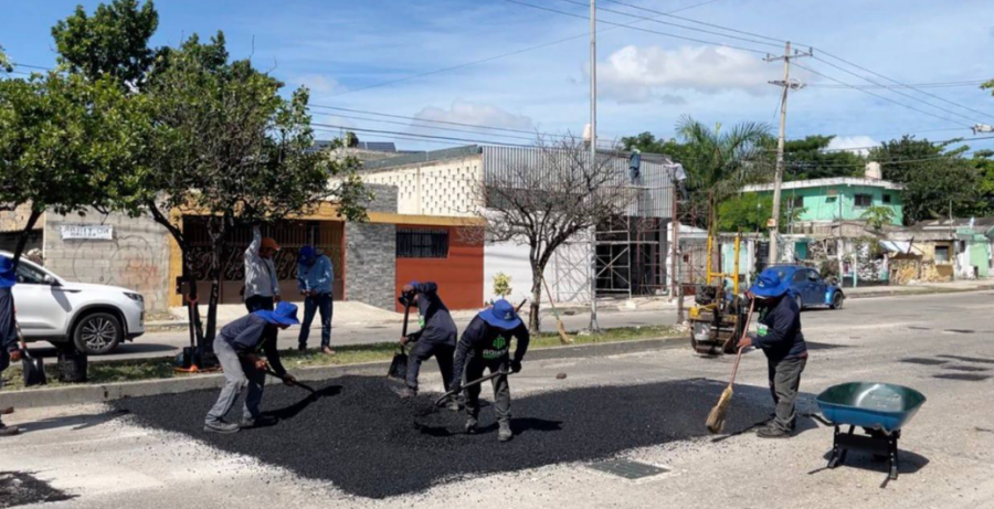 Ayuntamiento de Mérida: De septiembre a la fecha ya se taparon 35,000 baches