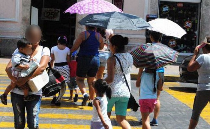 Pronóstico del tiempo: Calor de hasta 39 GC en Yucatán