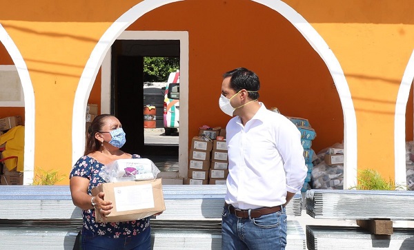 Yucatán: Sigue la entrega de los apoyos emergentes a yucatecos de 38 municipios