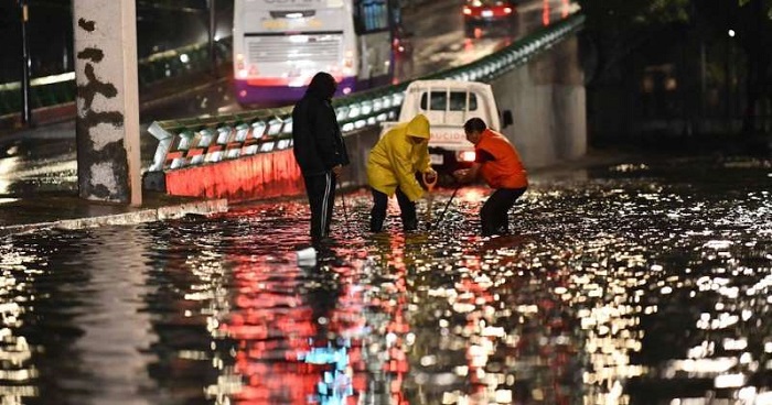 Aguas negras afectan el Hospital General Xoco en CDMX