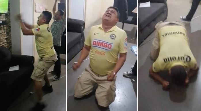 Americanista llora de felicidad por derrota de las Chivas... "Justicia divina"